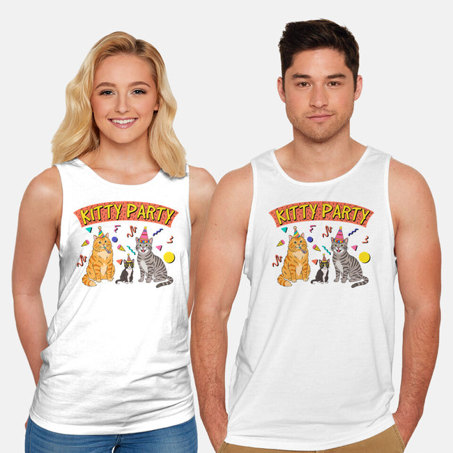 Kitty Party 90s-Unisex-Basic-Tank-milasneeze