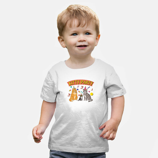 Kitty Party 90s-Baby-Basic-Tee-milasneeze