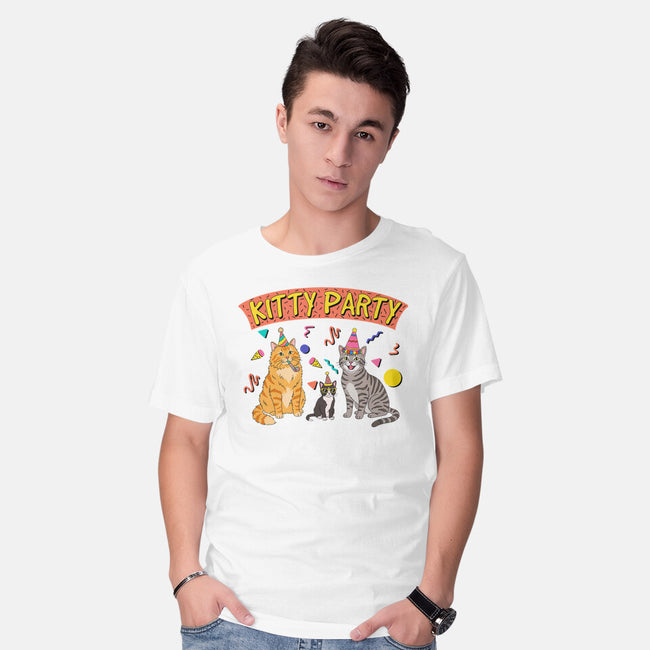 Kitty Party 90s-Mens-Basic-Tee-milasneeze