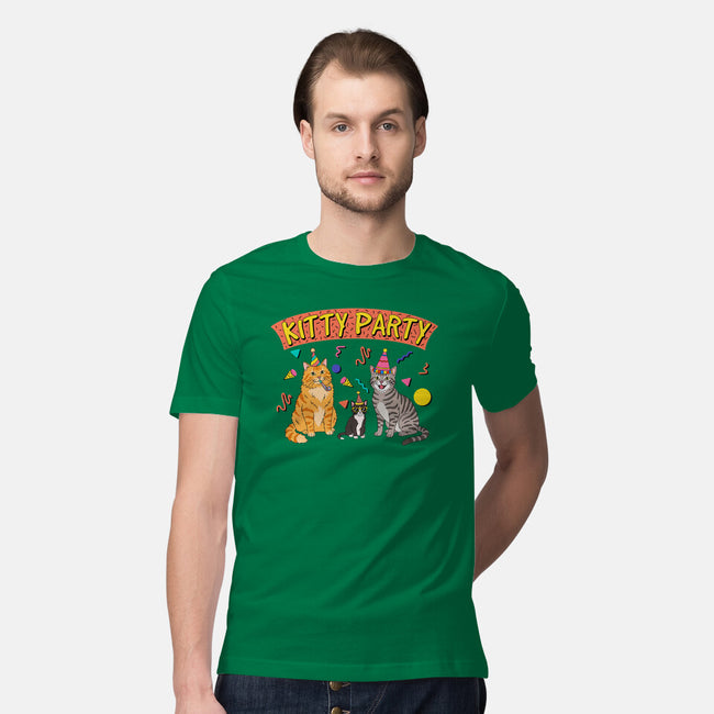 Kitty Party 90s-Mens-Premium-Tee-milasneeze