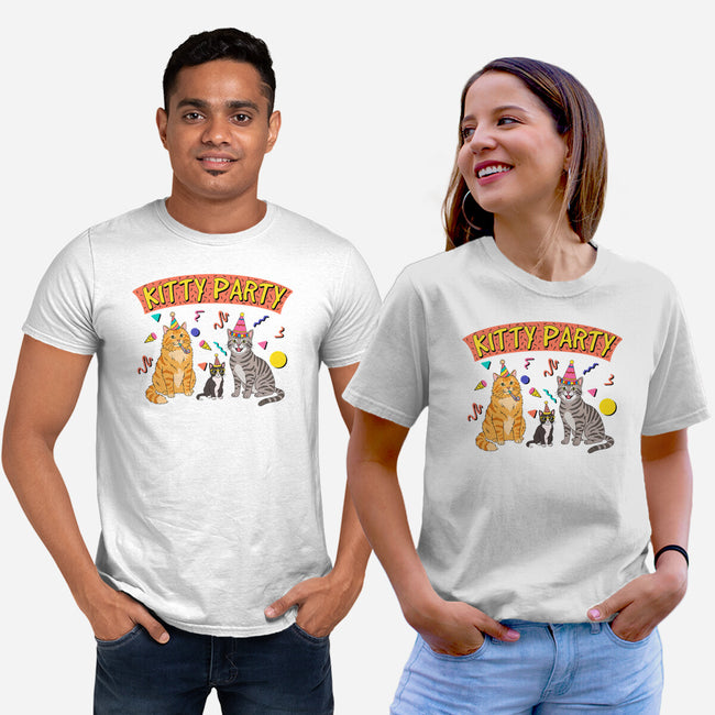 Kitty Party 90s-Unisex-Basic-Tee-milasneeze