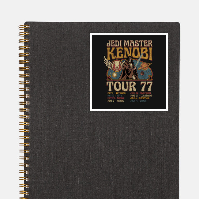 Kenobi 77 Tour-None-Glossy-Sticker-milasneeze
