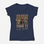 Kenobi 77 Tour-Womens-V-Neck-Tee-milasneeze