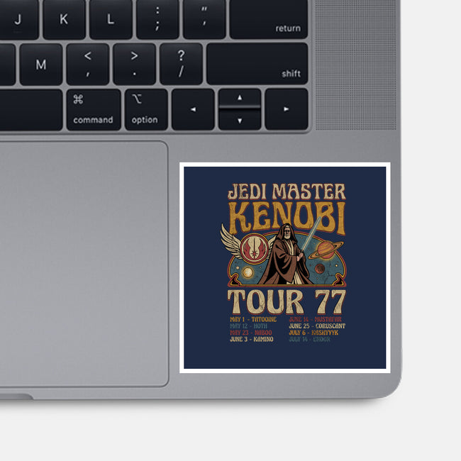 Kenobi 77 Tour-None-Glossy-Sticker-milasneeze