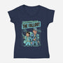 Wasteland Duo-Womens-V-Neck-Tee-P1yu5h