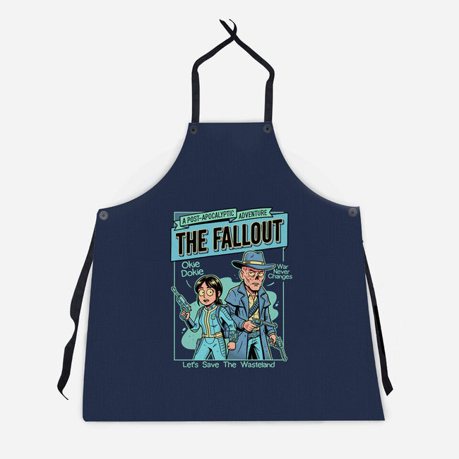 Wasteland Duo-Unisex-Kitchen-Apron-P1yu5h