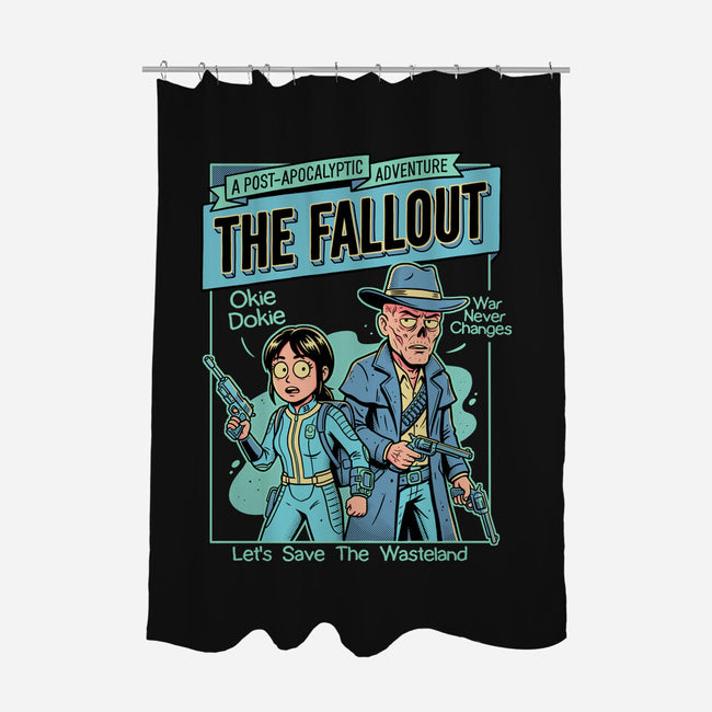 Wasteland Duo-None-Polyester-Shower Curtain-P1yu5h