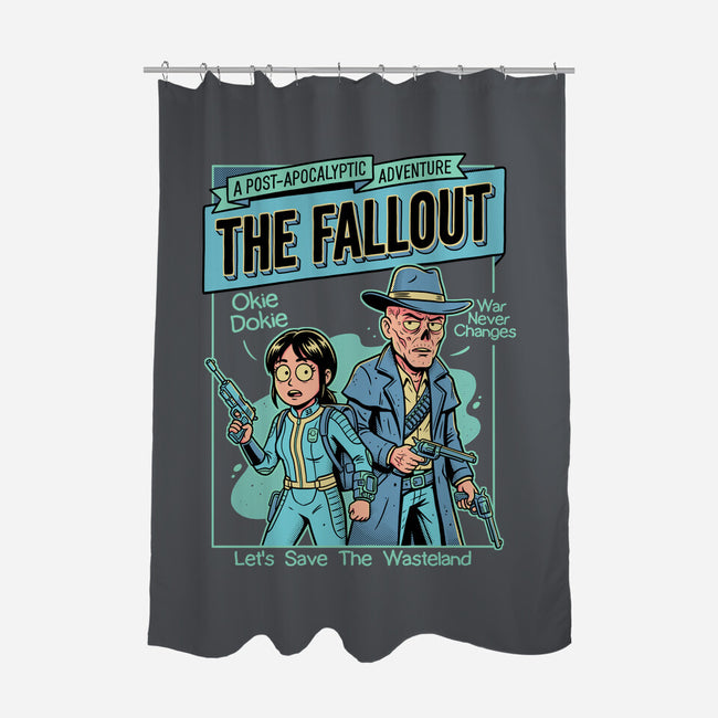 Wasteland Duo-None-Polyester-Shower Curtain-P1yu5h