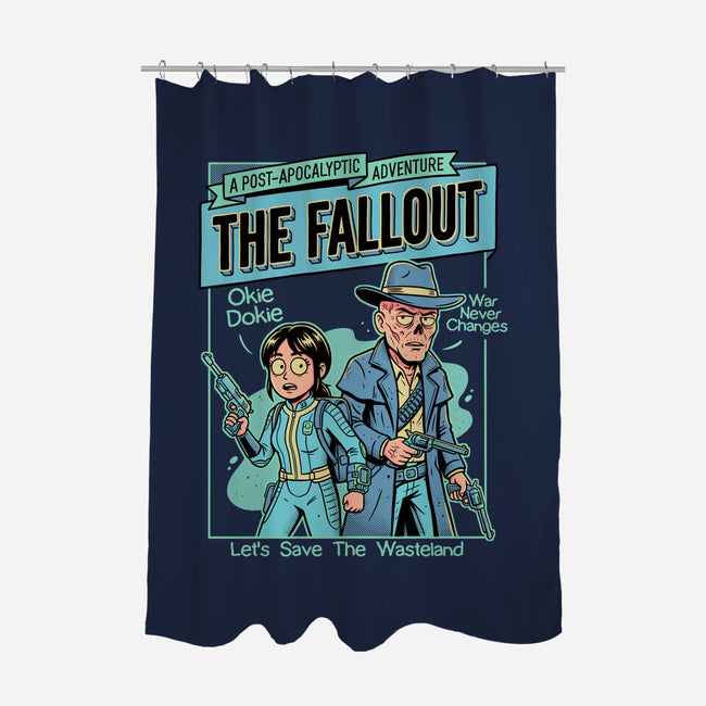 Wasteland Duo-None-Polyester-Shower Curtain-P1yu5h