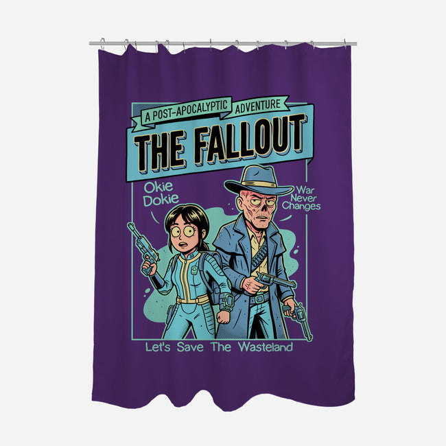 Wasteland Duo-None-Polyester-Shower Curtain-P1yu5h