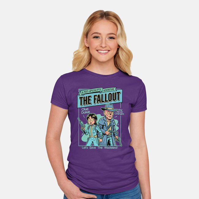 Wasteland Duo-Womens-Fitted-Tee-P1yu5h