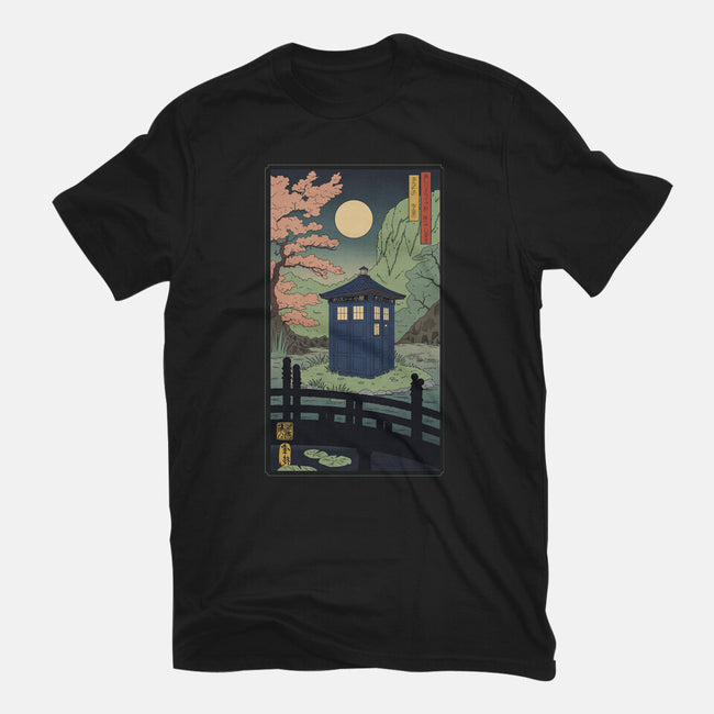 Traveler In Japan-Mens-Heavyweight-Tee-sebasebi