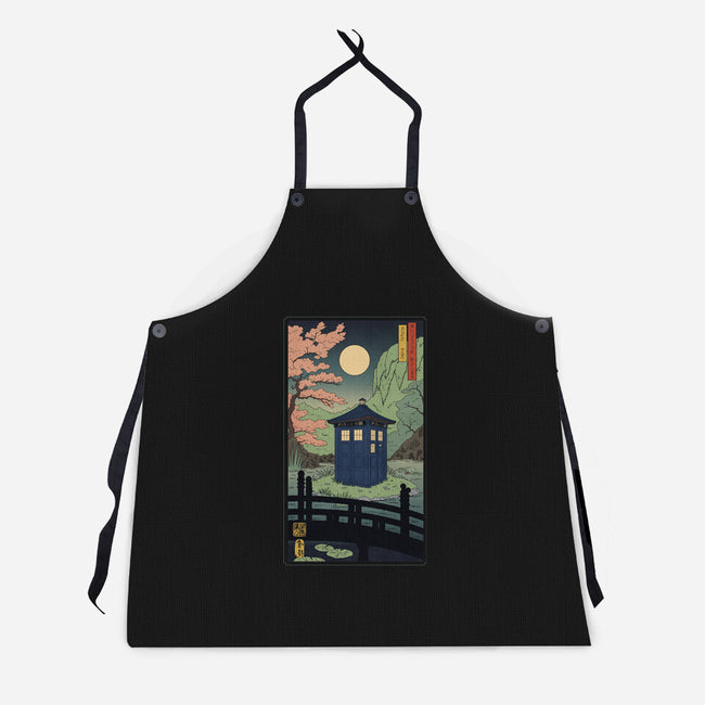 Traveler In Japan-Unisex-Kitchen-Apron-sebasebi