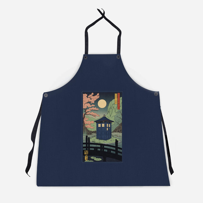 Traveler In Japan-Unisex-Kitchen-Apron-sebasebi