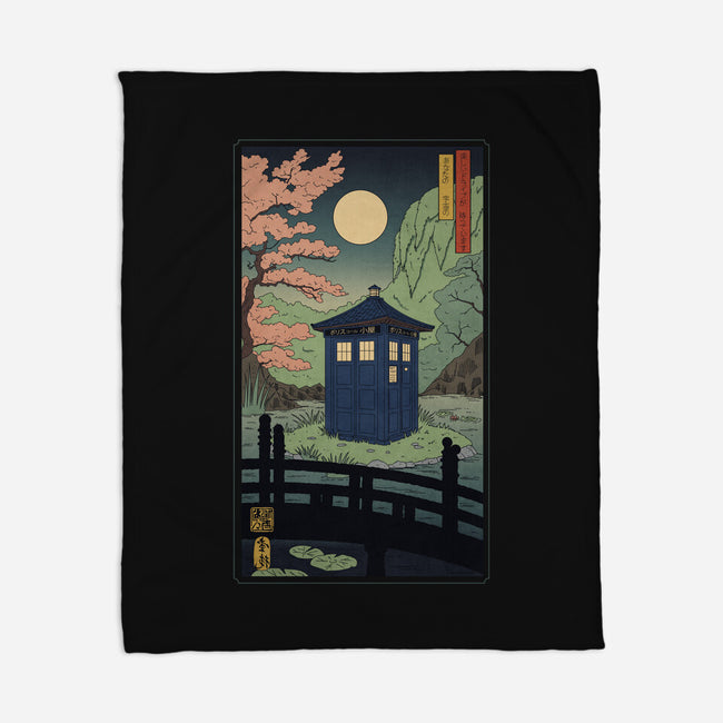 Traveler In Japan-None-Fleece-Blanket-sebasebi