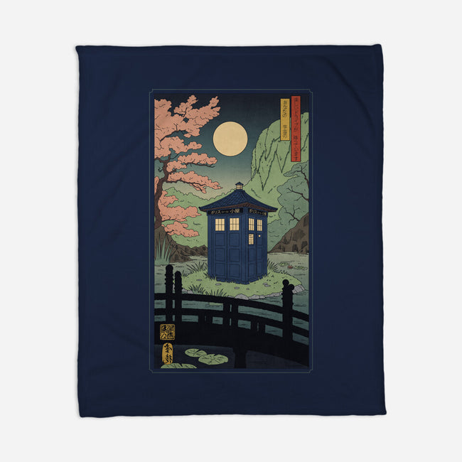 Traveler In Japan-None-Fleece-Blanket-sebasebi