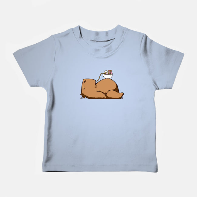 Capy Ramen-Baby-Basic-Tee-sebasebi