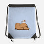 Capy Ramen-None-Drawstring-Bag-sebasebi
