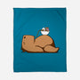 Capy Ramen-None-Fleece-Blanket-sebasebi
