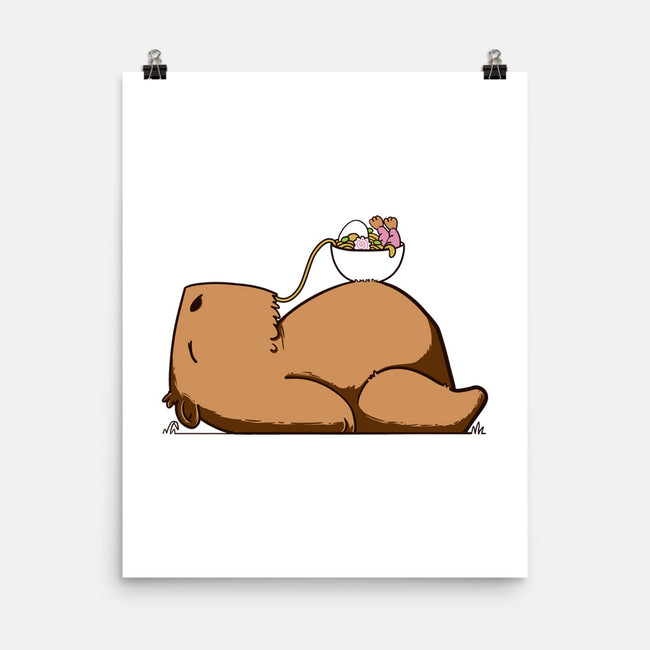 Capy Ramen-None-Matte-Poster-sebasebi