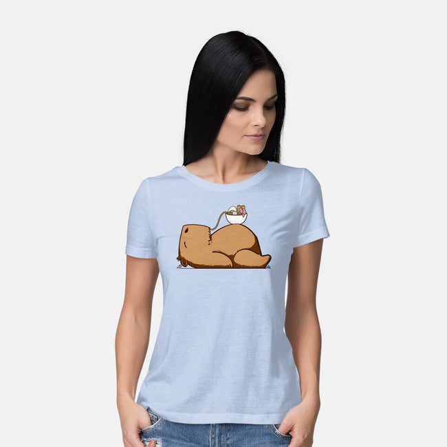 Capy Ramen-Womens-Basic-Tee-sebasebi