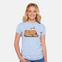 Capy Ramen-Womens-Fitted-Tee-sebasebi