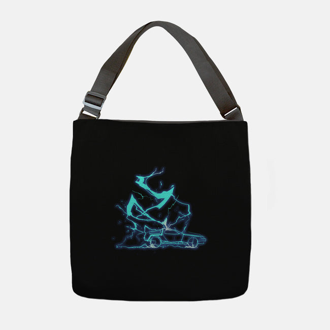 The Storm And The Clock-None-Adjustable Tote-Bag-sebasebi
