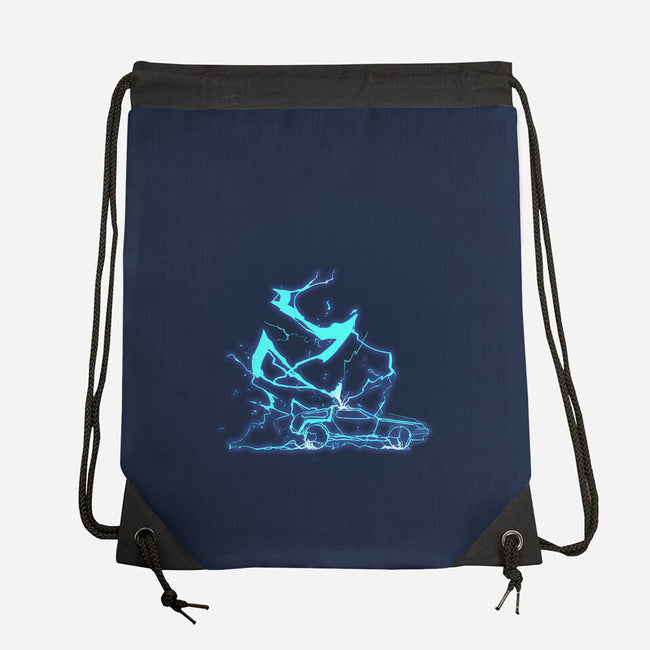 The Storm And The Clock-None-Drawstring-Bag-sebasebi