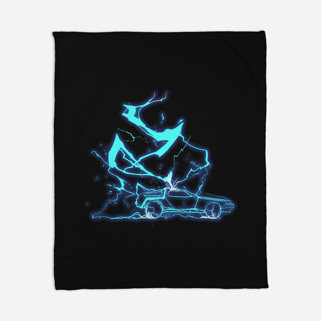 The Storm And The Clock-None-Fleece-Blanket-sebasebi
