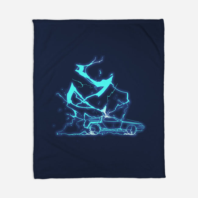 The Storm And The Clock-None-Fleece-Blanket-sebasebi