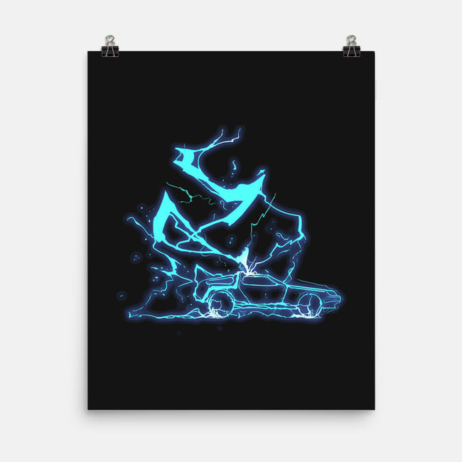 The Storm And The Clock-None-Matte-Poster-sebasebi