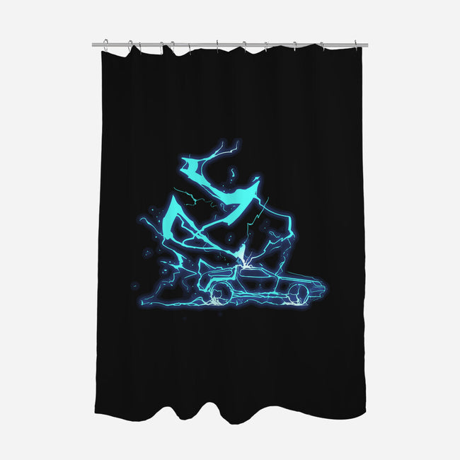 The Storm And The Clock-None-Polyester-Shower Curtain-sebasebi