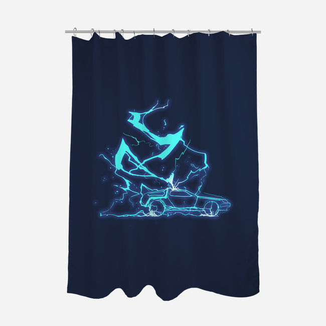 The Storm And The Clock-None-Polyester-Shower Curtain-sebasebi