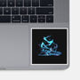 The Storm And The Clock-None-Glossy-Sticker-sebasebi