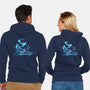 The Storm And The Clock-Unisex-Zip-Up-Sweatshirt-sebasebi