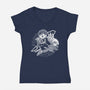 Eclipse Duality-Womens-V-Neck-Tee-naomori