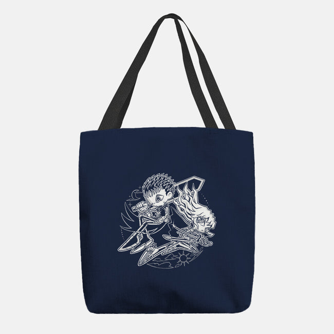 Eclipse Duality-None-Basic Tote-Bag-naomori