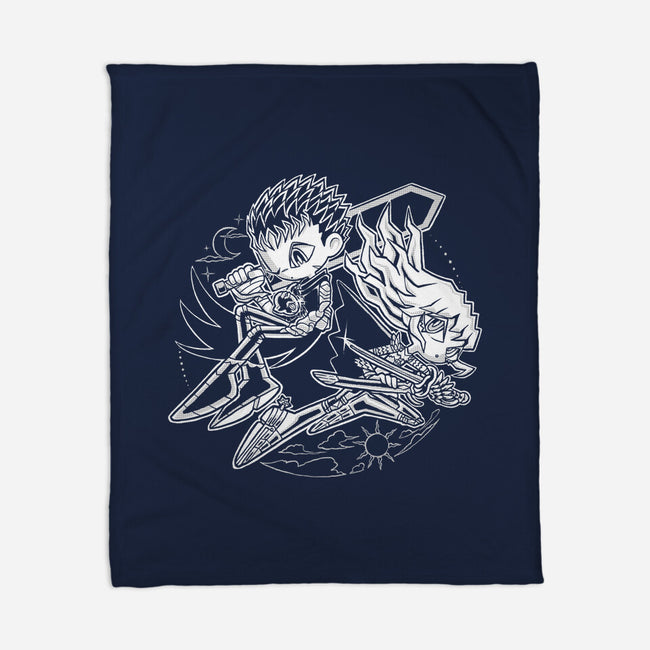 Eclipse Duality-None-Fleece-Blanket-naomori