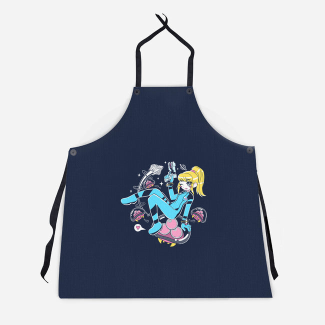 Space Mama-Unisex-Kitchen-Apron-naomori