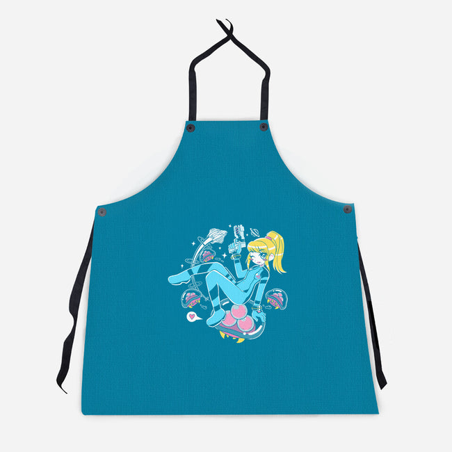 Space Mama-Unisex-Kitchen-Apron-naomori