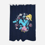 Space Mama-None-Polyester-Shower Curtain-naomori