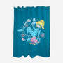 Space Mama-None-Polyester-Shower Curtain-naomori