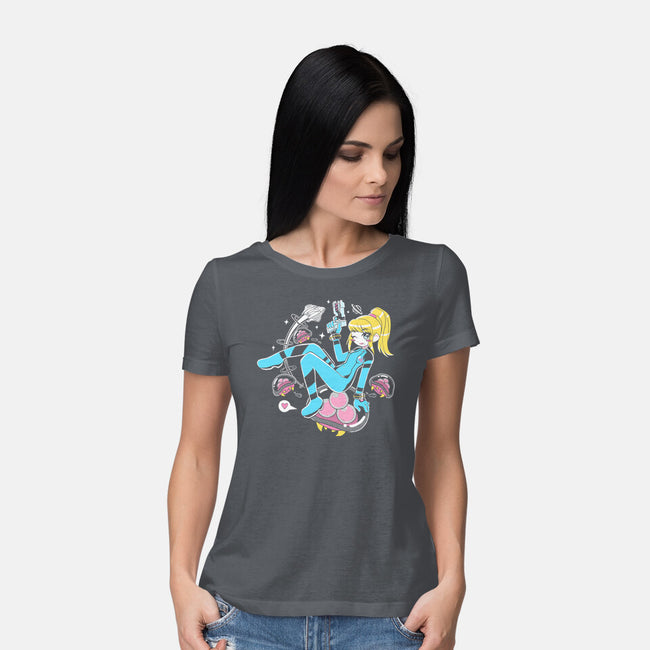 Space Mama-Womens-Basic-Tee-naomori