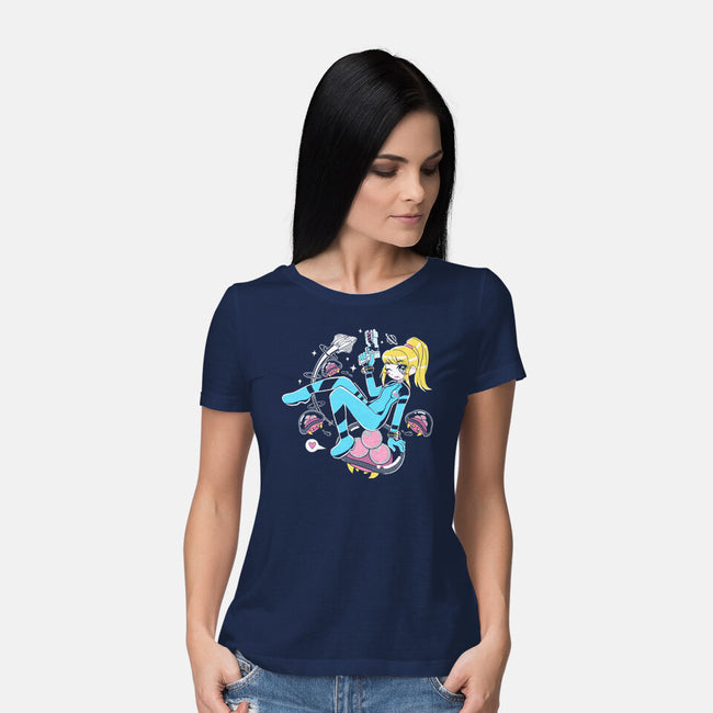 Space Mama-Womens-Basic-Tee-naomori