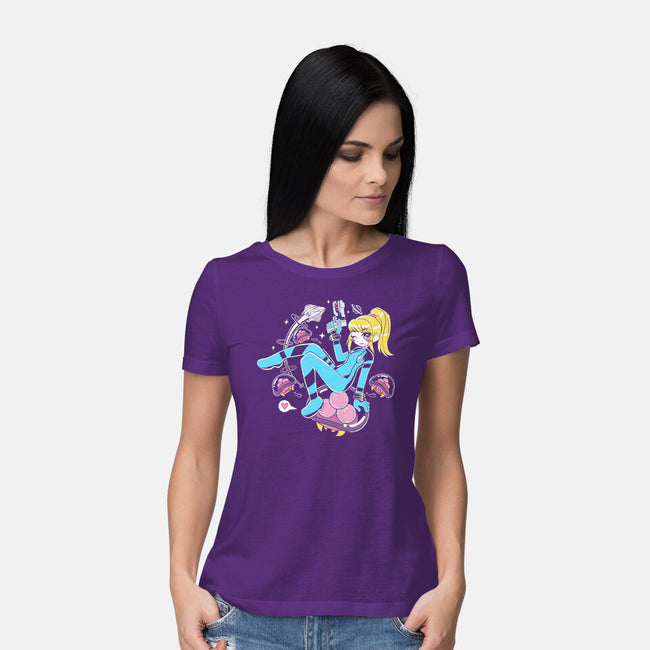 Space Mama-Womens-Basic-Tee-naomori
