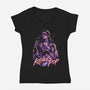 King Of POP Forever-Womens-V-Neck-Tee-Diego Oliver