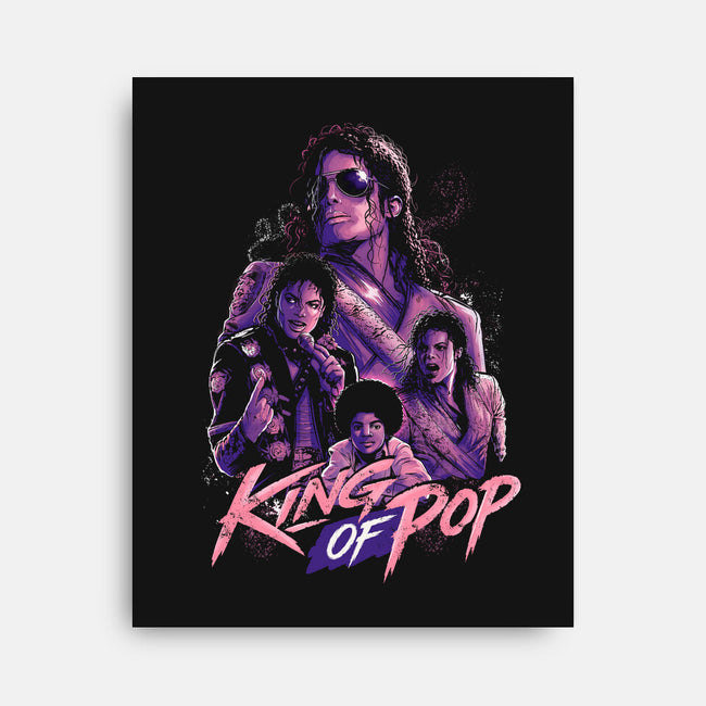 King Of POP Forever-None-Stretched-Canvas-Diego Oliver