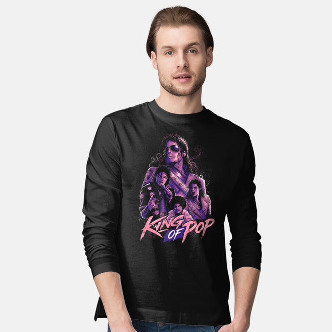 King Of POP Forever-Mens-Long Sleeved-Tee-Diego Oliver