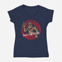 And That's All Hoax-Womens-V-Neck-Tee-turborat14
