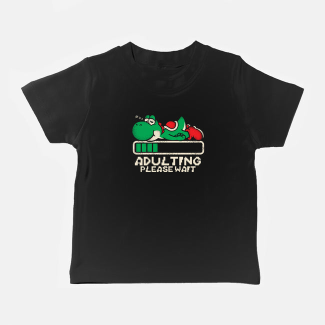 Yoshi's Adulting-Baby-Basic-Tee-turborat14